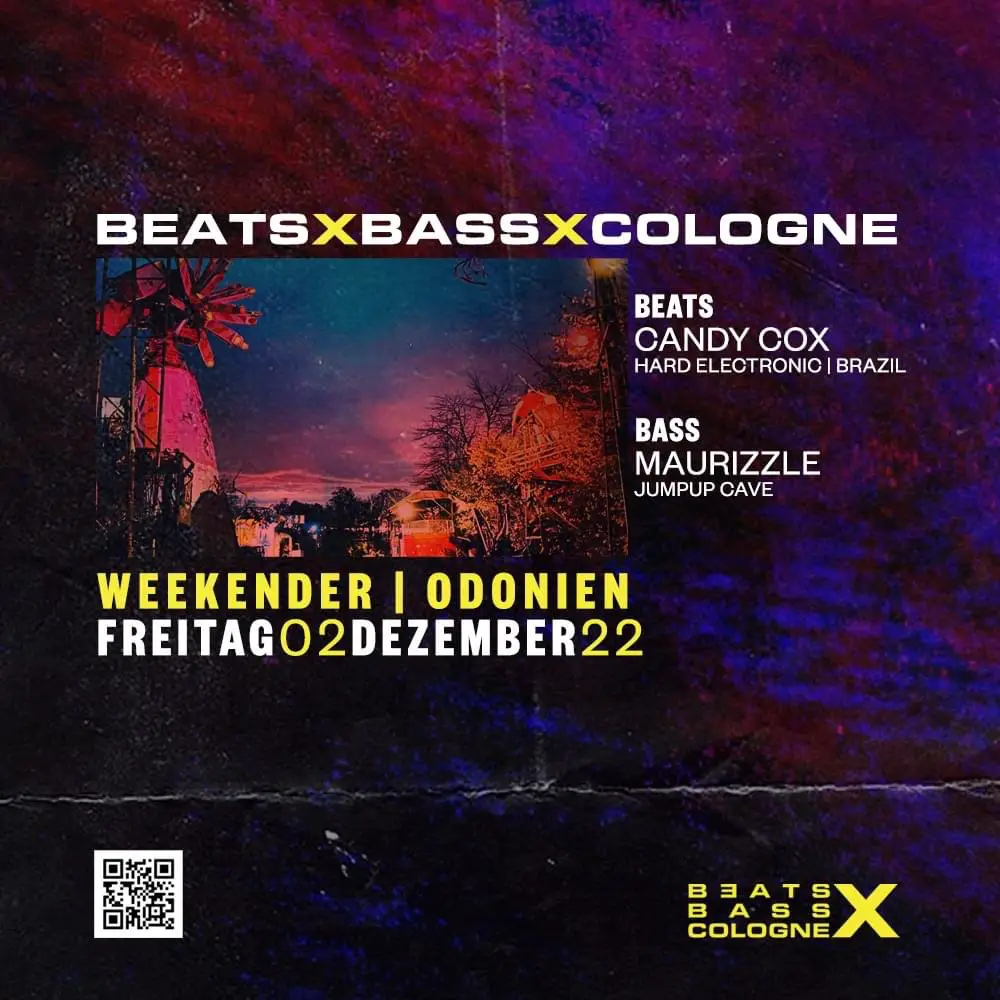 Flyer für: Odonien - BEATS x BASS x Weekender w/ CANDY COX & MAURIZZLE Flyer für: Odonien - BEATS x BASS x Weekender w/ CANDY COX & MAURIZZLE
