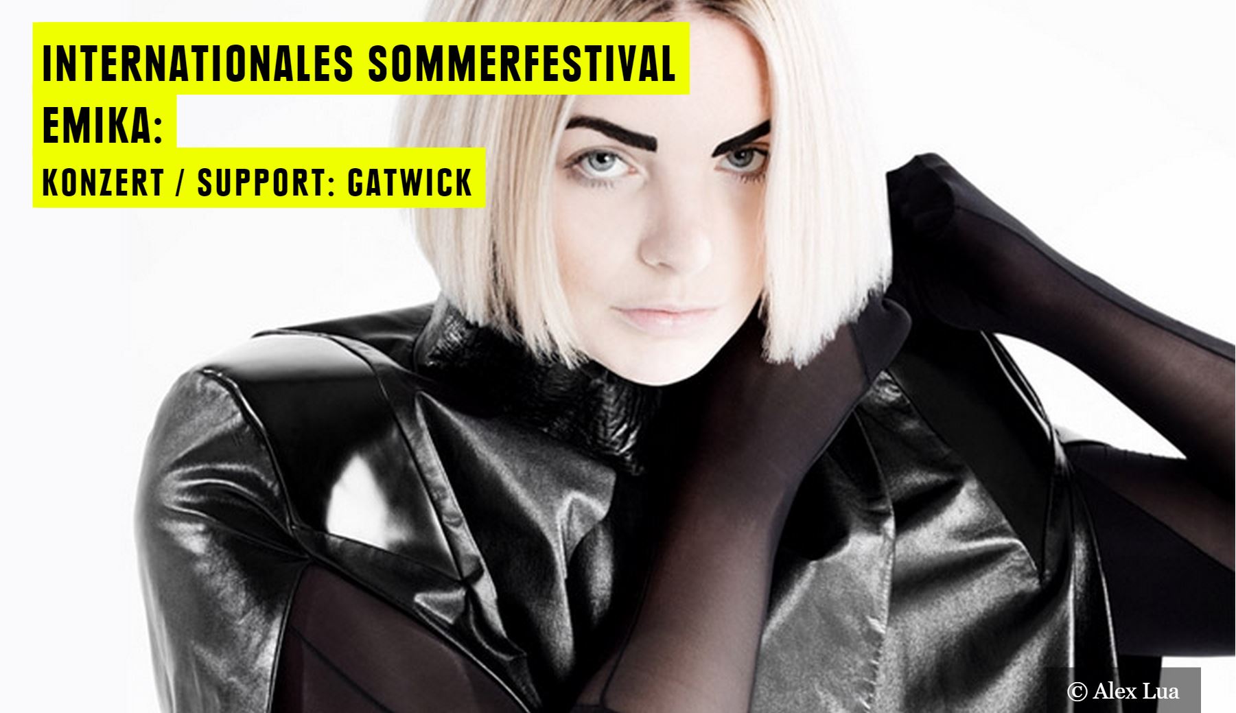 Flyer für: Kampnagel - INTERNATIONALES SOMMERFESTIVAL EMIKA: KONZERT / SUPPORT: GATWICK Flyer für: Kampnagel - INTERNATIONALES SOMMERFESTIVAL EMIKA: KONZERT / SUPPORT: GATWICK