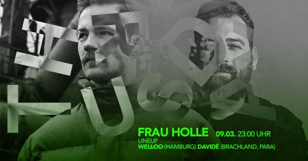 Flyer fÃ¼r: Frau Holle - DONNERSTAGS RAVE w/ WELLOO + DAVIDE (Brachland Festival, Jeudi) - 09.03 Frau Holle