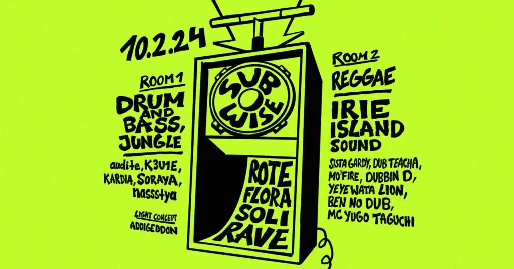 Flyer fÃ¼r: Rote Flora - SUBWISE #7 - Rote Flora Soli Rave
