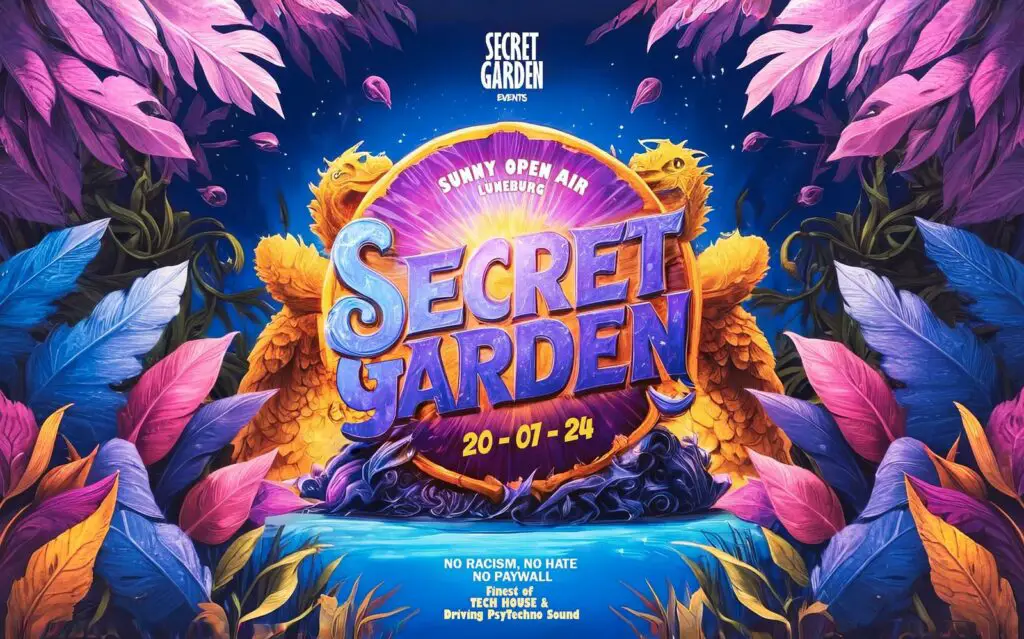 Flyer für: Open Air - Secret Garden // Open Air @ Lüneburg Flyer für: Open Air - Secret Garden // Open Air @ Lüneburg