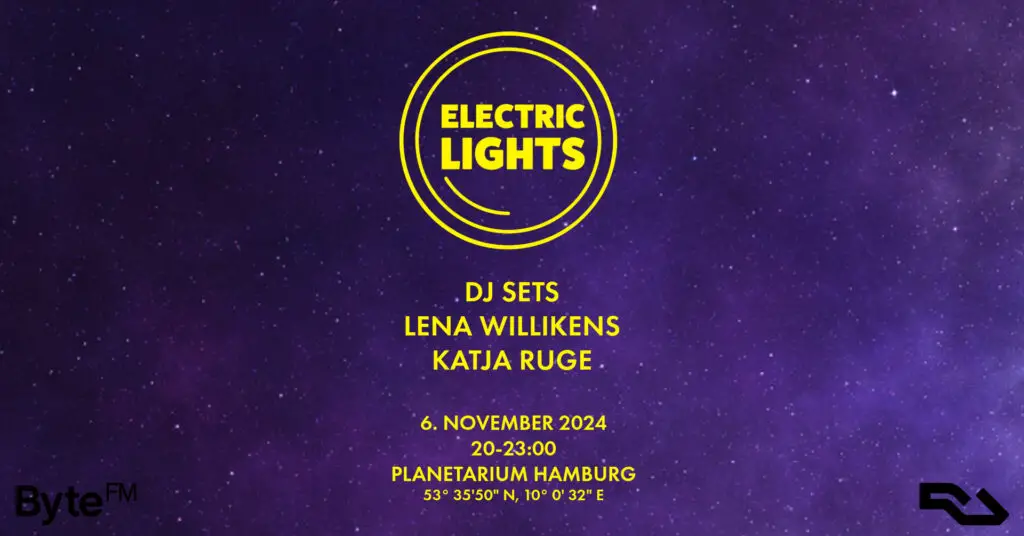 Flyer für: Planetarium Hamburg - Electric Lights – Women in Electronic Music Flyer für: Planetarium Hamburg - Electric Lights – Women in Electronic Music