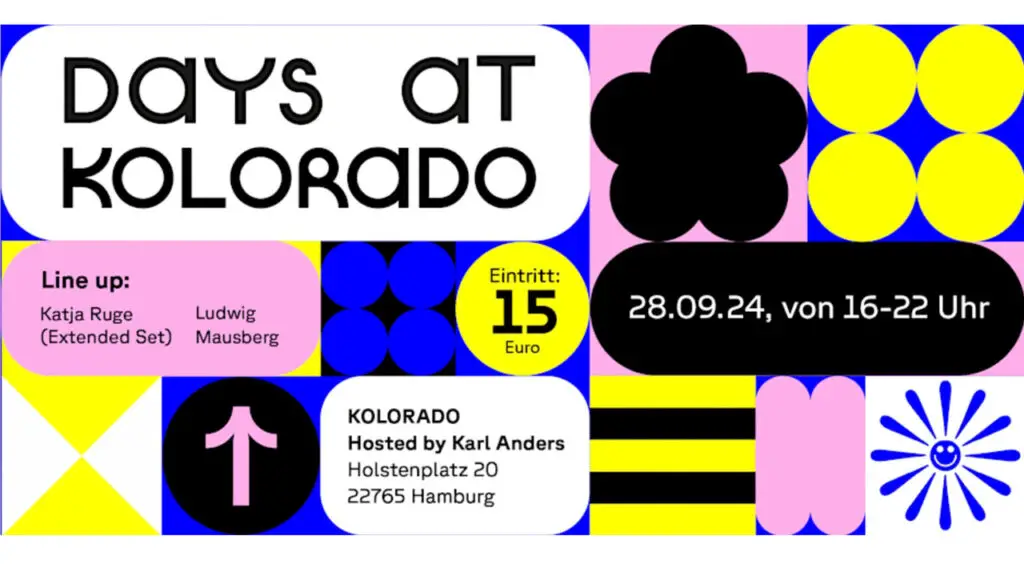 Flyer für: Kolorado - DAYS AT KOLORADO by Katja & Karl Flyer für: Kolorado - DAYS AT KOLORADO by Katja & Karl