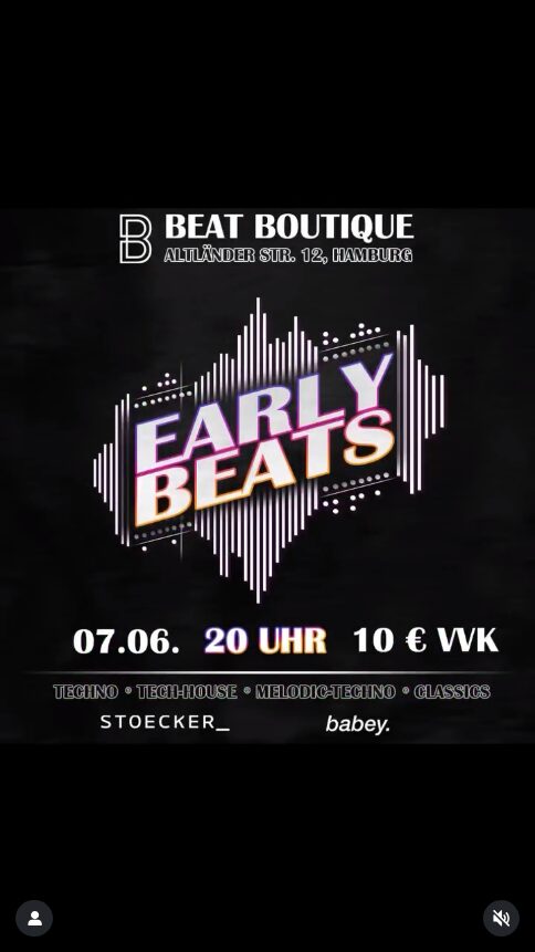 Flyer für: Beat Boutique - EARL BEATS Flyer für: Beat Boutique - EARL BEATS