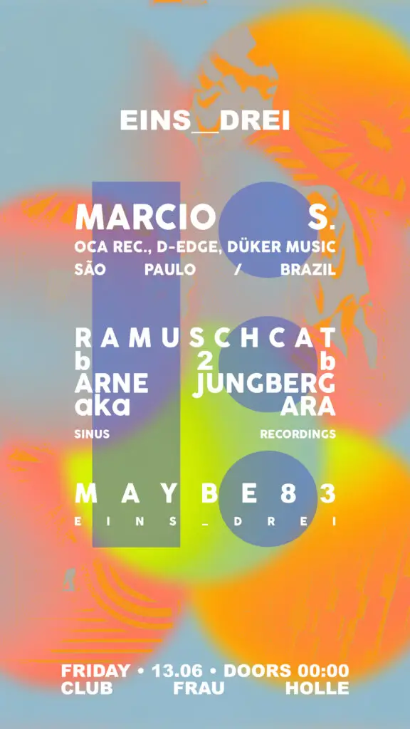 Flyer für: Frau Holle - DREI_ZEHN - MARCIO S. (Oca Rec.,D-Edge / SÃO PAULO) RAMUSCHCAT B2B ARNE JUNGBERG aka ARA, MAYBE83 Flyer für: Frau Holle - DREI_ZEHN - MARCIO S. (Oca Rec.,D-Edge / SÃO PAULO) RAMUSCHCAT B2B ARNE JUNGBERG aka ARA, MAYBE83