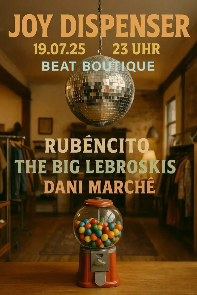 Flyer für: Beat Boutique - Joy Dispenser Flyer für: Beat Boutique - Joy Dispenser