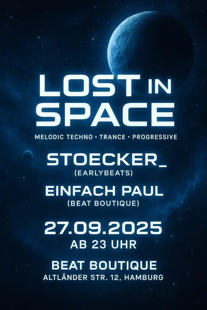 Flyer fÃ¼r: Beat Boutique - LOST IN SPACE