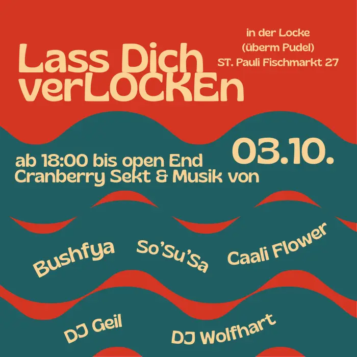 Flyer für: Locke - Lass Dich verLOCKEn Flyer für: Locke - Lass Dich verLOCKEn