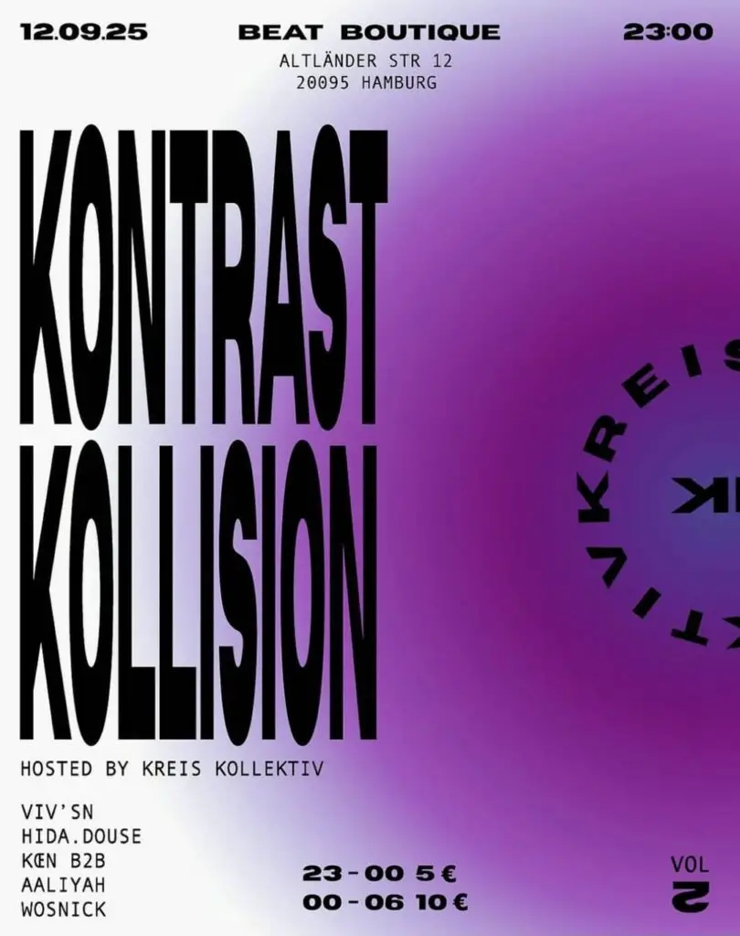 Flyer für: Beat Boutique - KONTRAST KOLLSION Flyer für: Beat Boutique - KONTRAST KOLLSION