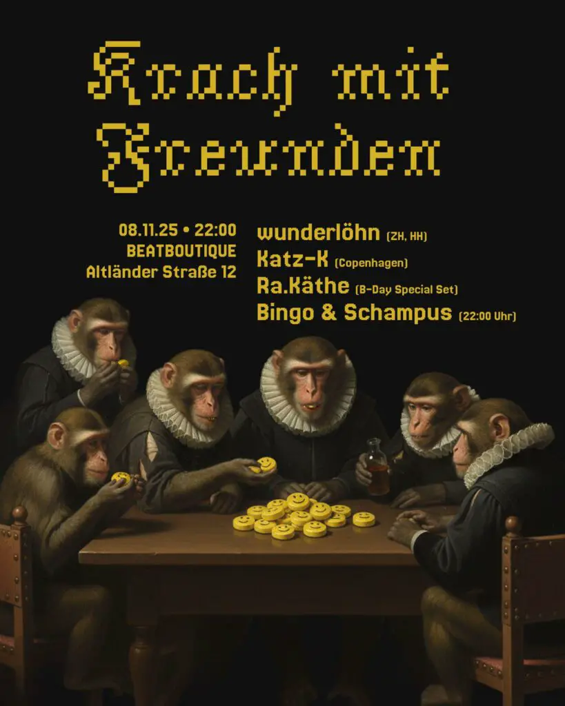 Flyer fÃ¼r: Beat Boutique - KRACH MIT FREUNDEN