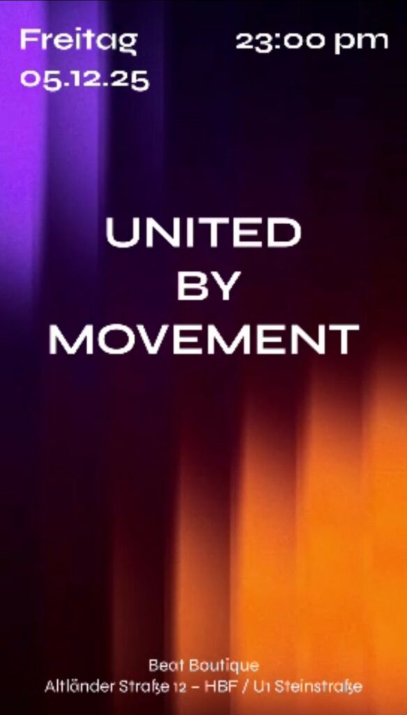 Flyer für: Beat Boutique - UNITED BY MOVEMENT Flyer für: Beat Boutique - UNITED BY MOVEMENT