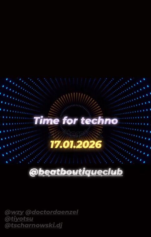 Flyer für: Beat Boutique - TIME FOR TECHNO Flyer für: Beat Boutique - TIME FOR TECHNO