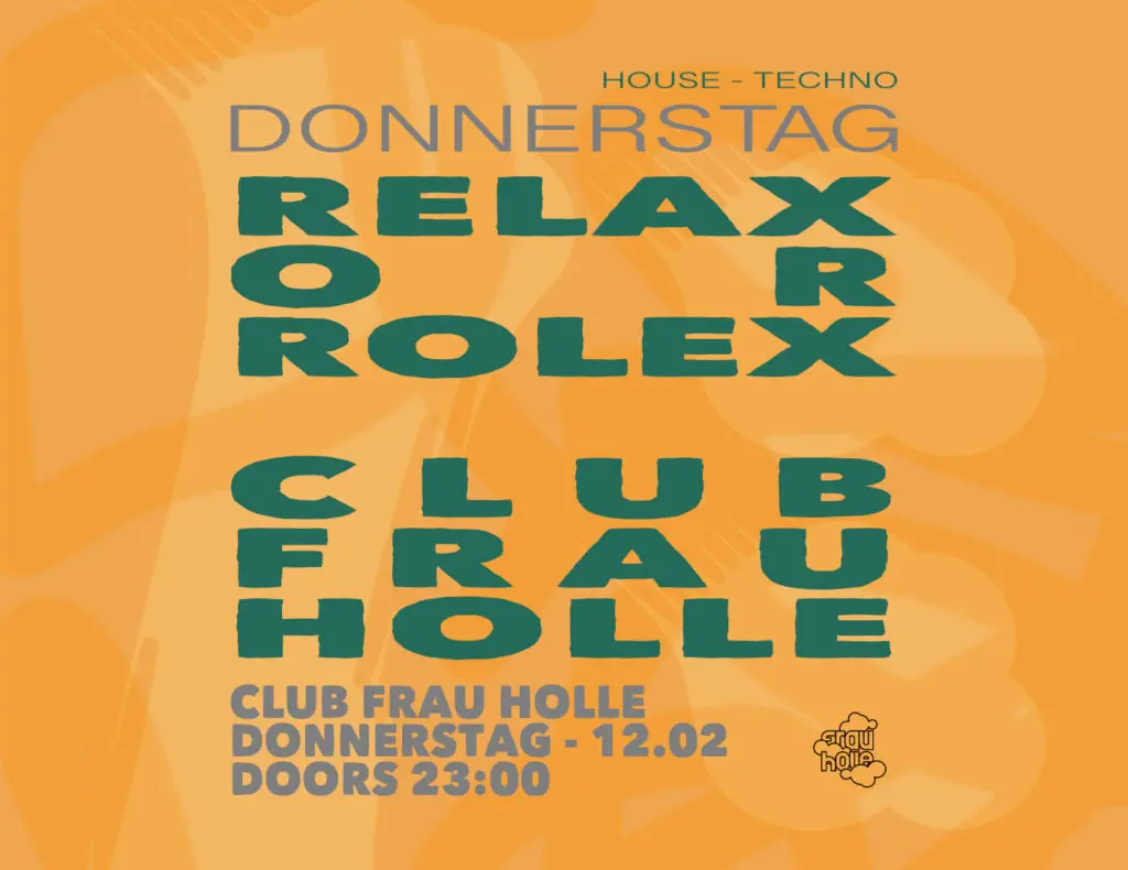 Flyer fÃ¼r: Frau Holle - RELAX or ROLEX