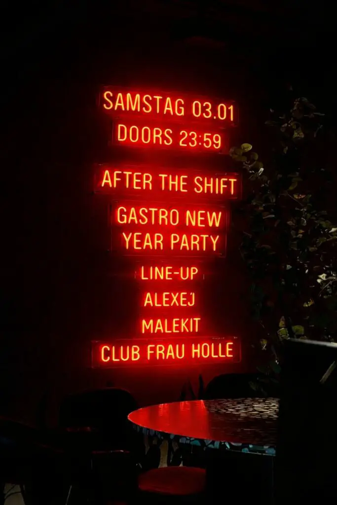 Flyer fÃ¼r: Frau Holle - AFTER THE SHIFT - Gastro New Year Party w/ ALEXEJ, MALEKIT