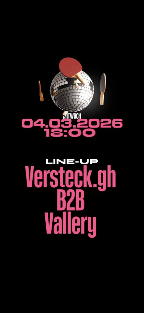 Flyer für: Beat Boutique - PING PONG PARTY Flyer für: Beat Boutique - PING PONG PARTY