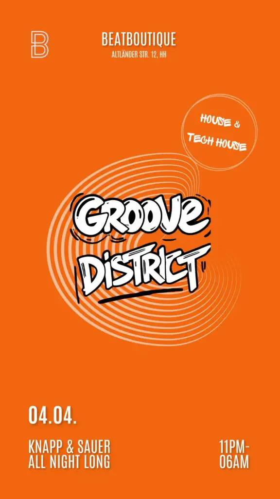 Flyer fÃ¼r: Beat Boutique - GROOVE DISTRICT