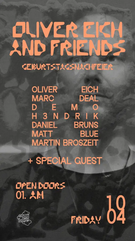 Flyer für: Frau Holle - OLIVER EICH & FRIENDS - BIRTHDAY BASH Flyer für: Frau Holle - OLIVER EICH & FRIENDS - BIRTHDAY BASH