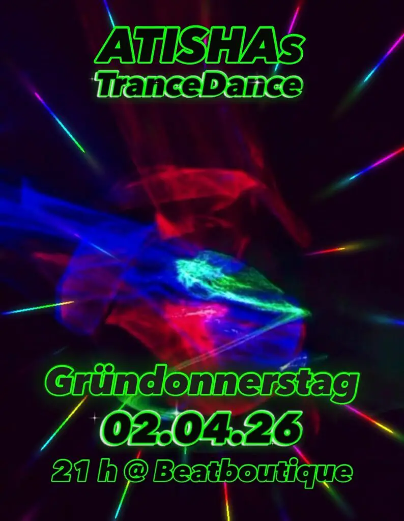 Flyer für: Beat Boutique - Atishas TranceDance Flyer für: Beat Boutique - Atishas TranceDance