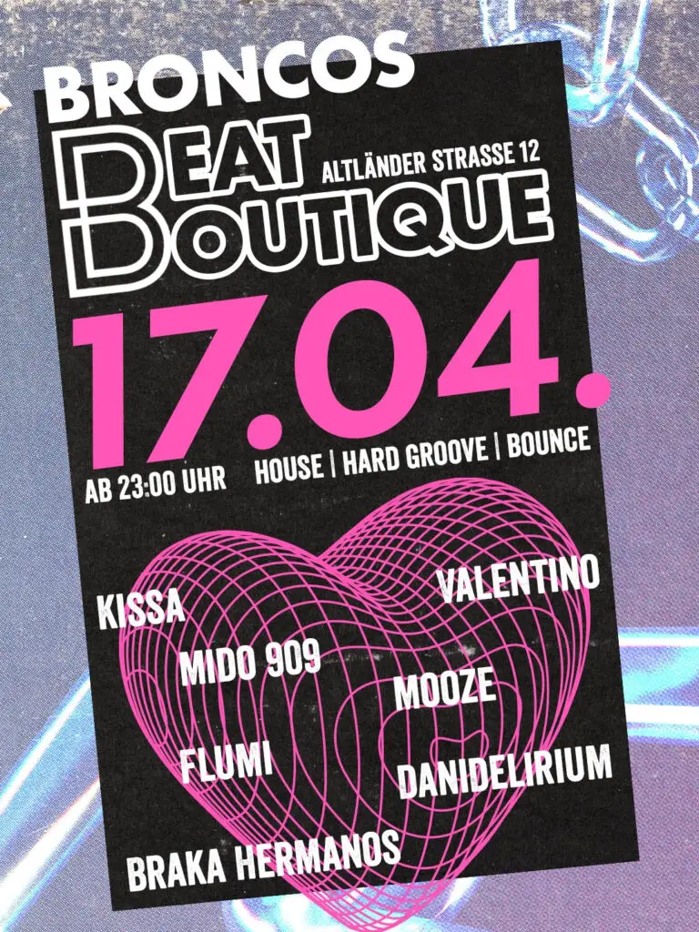 Flyer fÃ¼r: Beat Boutique - Broncos Beat Boutique