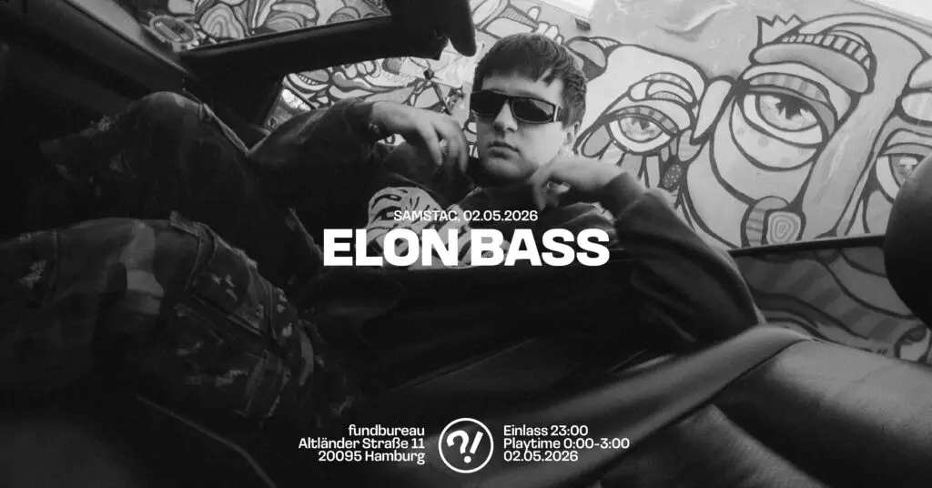 Flyer fÃ¼r: Fundbureau - ELON BASS // MERVE // INVARIA
