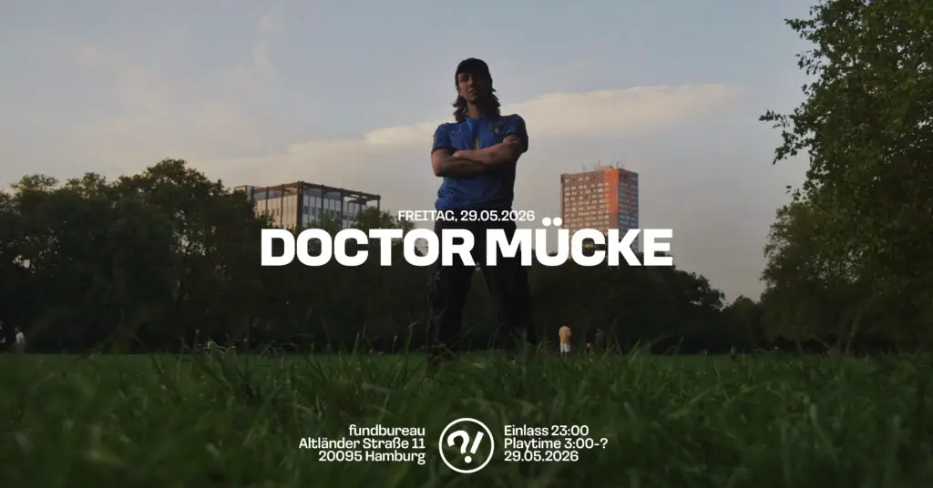 Flyer fÃ¼r: Fundbureau - DOCTOR MÜCKE // LION // HILDE // DEMO