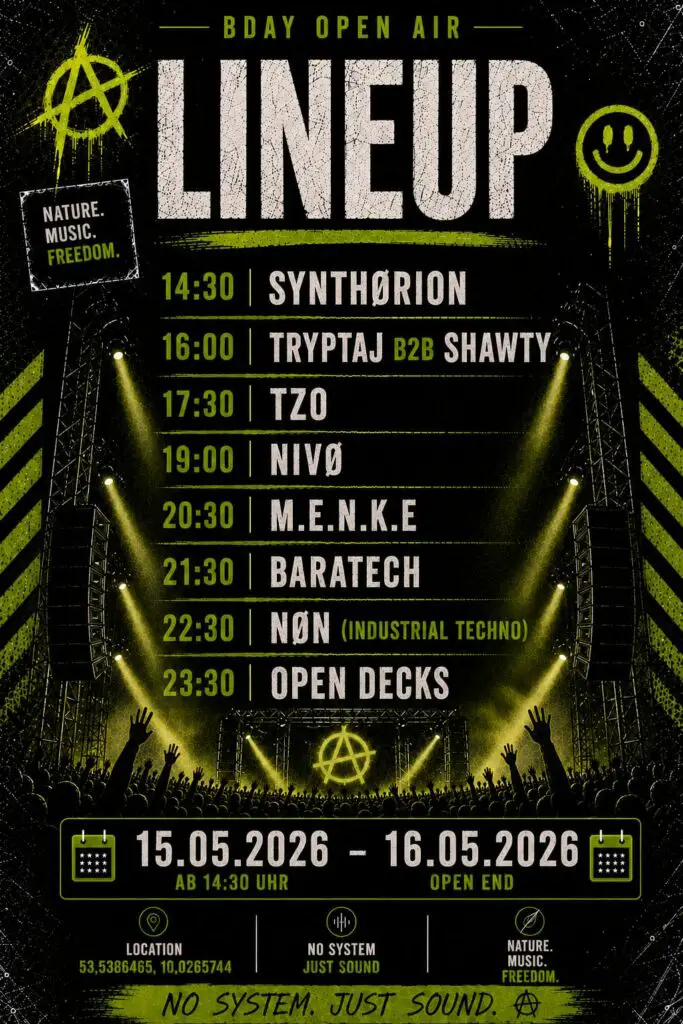 Flyer für: Open Air - Bday Open Air Flyer für: Open Air - Bday Open Air