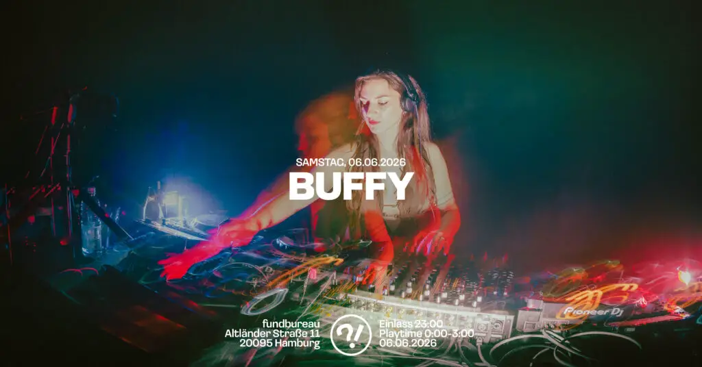 Flyer fÃ¼r: Fundbureau - BUFFY // SKKIN VELVET // CALIGO // PFUSCGMINISTER