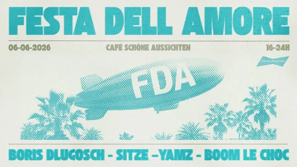 Flyer fÃ¼r: Cafe Schoene Aussichten - Festa Dell Amore