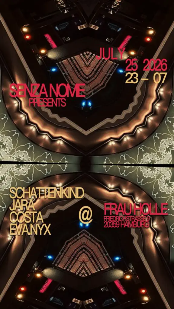 Flyer fÃ¼r: Frau Holle - SENZA NOME pres. SCHATTENKIND, JARA, COSTA, EVA.NYX