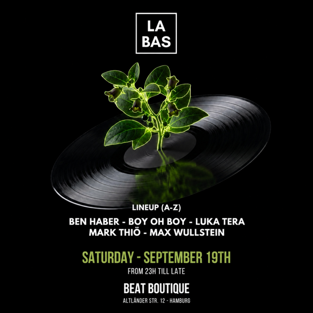 Flyer für: Beat Boutique - La Bas House Night Flyer für: Beat Boutique - La Bas House Night