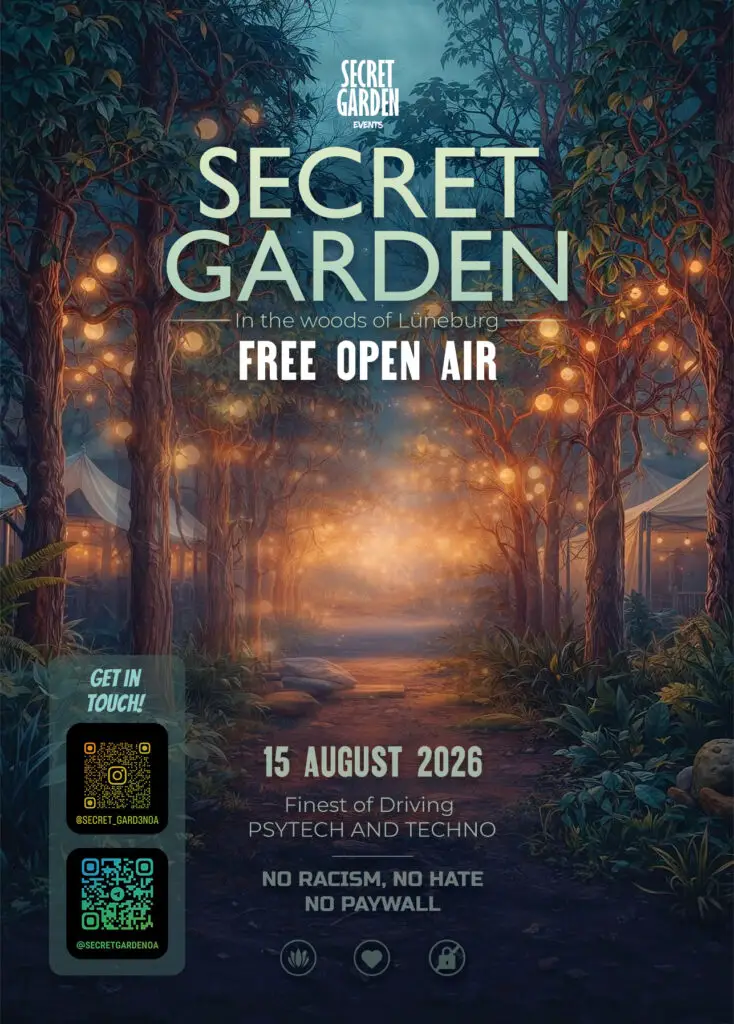 Flyer für: Open Air - Secret Garden // Open Air Flyer für: Open Air - Secret Garden // Open Air