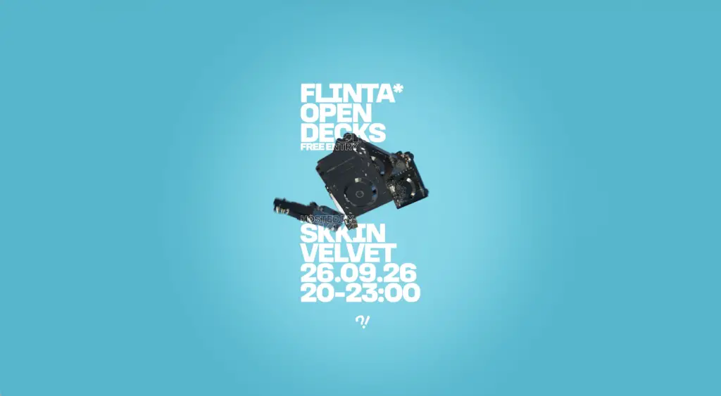 Flyer fÃ¼r: Fundbureau - FLINTA* Open Decks hosted by Skkin Velvet